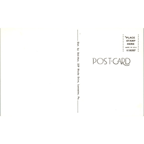 Pennsylvania State Illustrated Map Vintage Postcard PD5 - Picture 2 of 2